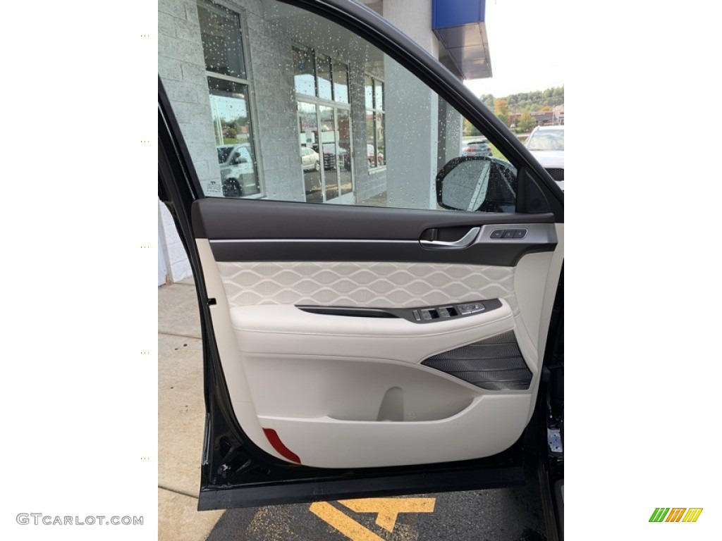 2020 Hyundai Palisade Limited AWD Light Beige Door Panel Photo #135221591