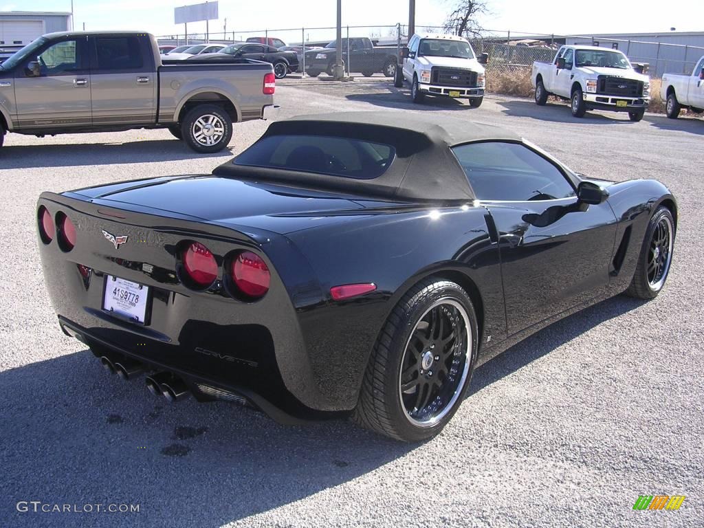 2008 Corvette Convertible - Black / Ebony photo #5
