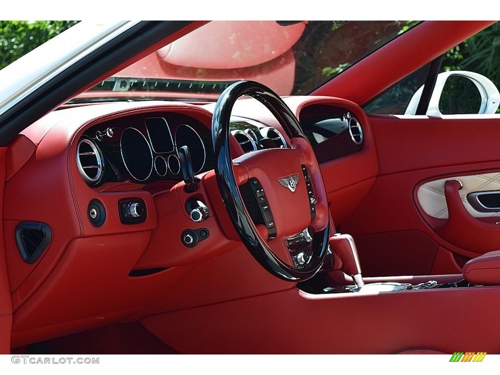 2010 Bentley Continental GTC Series 51 Fireglow Steering Wheel Photo #135224151