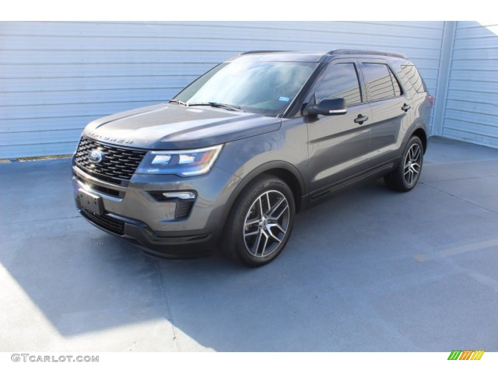 Magnetic Metallic 2018 Ford Explorer Sport 4WD Exterior Photo #135224622