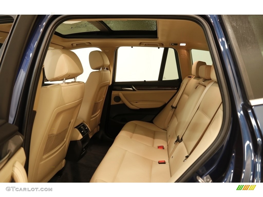 2017 X3 xDrive28i - Deep Sea Blue Metallic / Sand Beige/Black photo #18