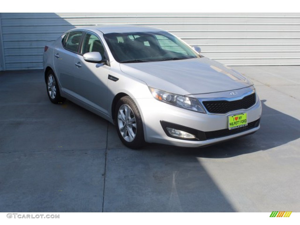 2012 Optima EX - Bright Silver / Gray photo #2