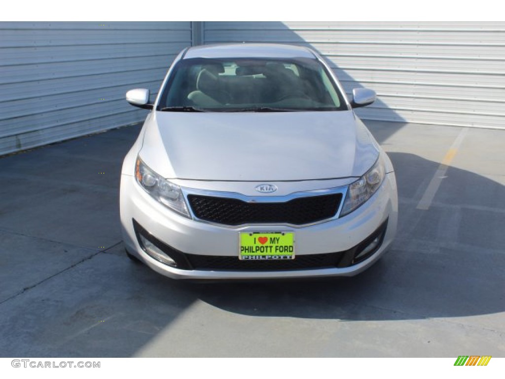 2012 Optima EX - Bright Silver / Gray photo #3