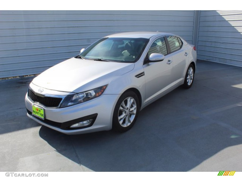 2012 Optima EX - Bright Silver / Gray photo #4