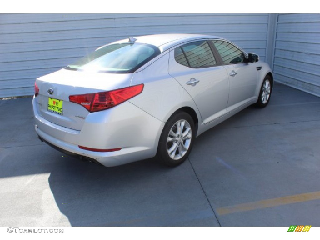2012 Optima EX - Bright Silver / Gray photo #8
