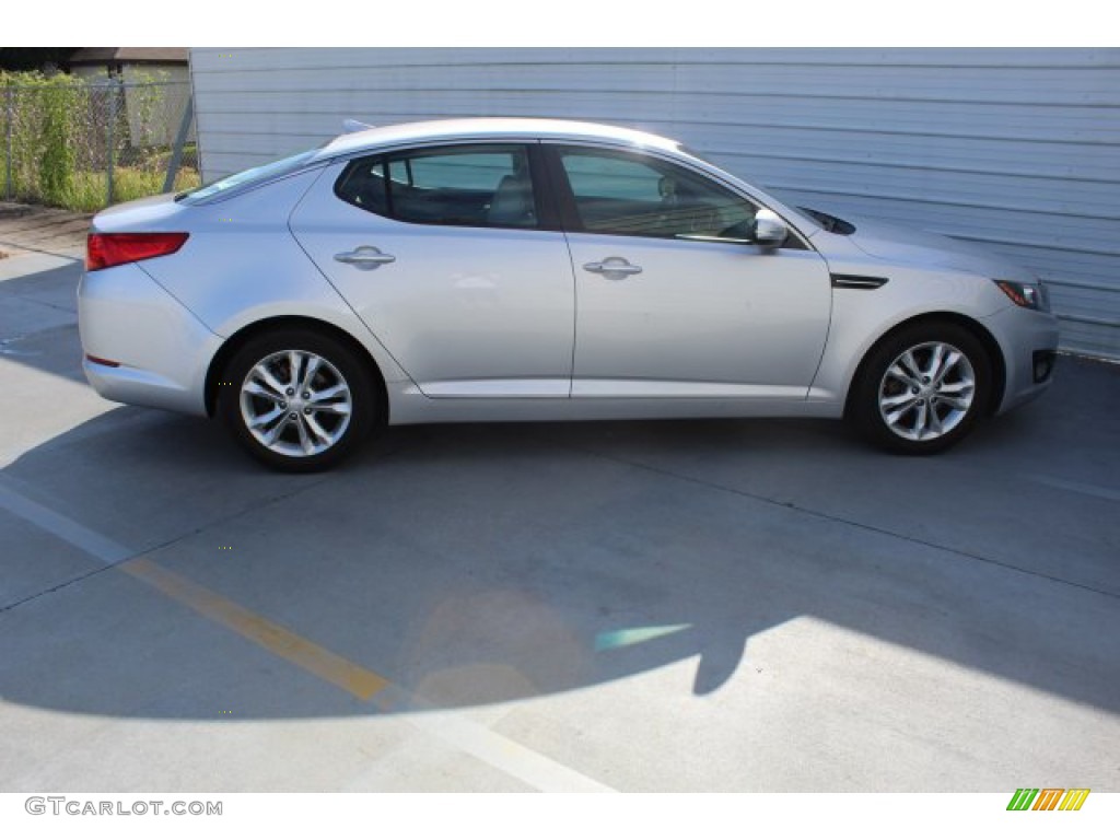 2012 Optima EX - Bright Silver / Gray photo #9