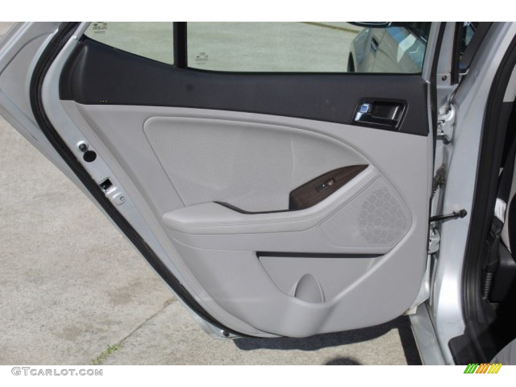 2012 Optima EX - Bright Silver / Gray photo #19
