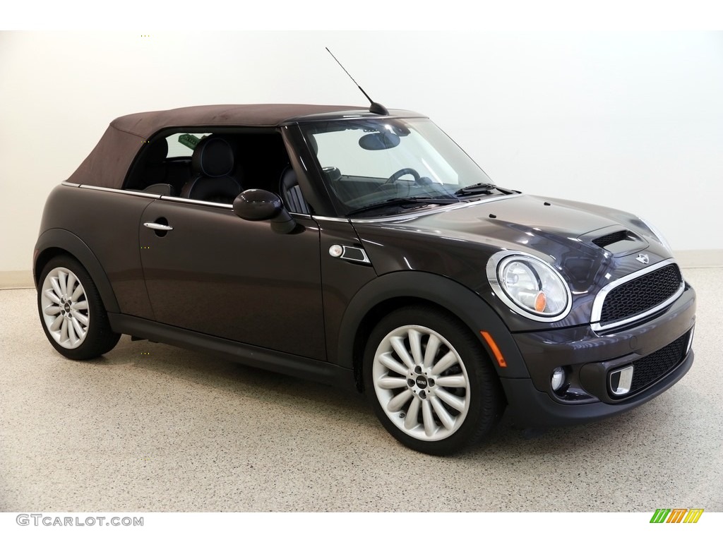 2012 Cooper S Convertible - Hot Chocolate Metallic / Hot Chocolate Lounge Leather photo #2