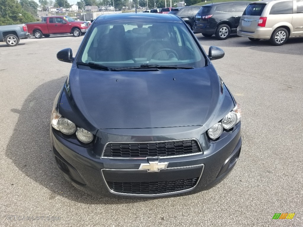 2014 Sonic LT Sedan - Ashen Gray Metallic / Jet Black/Dark Titanium photo #7