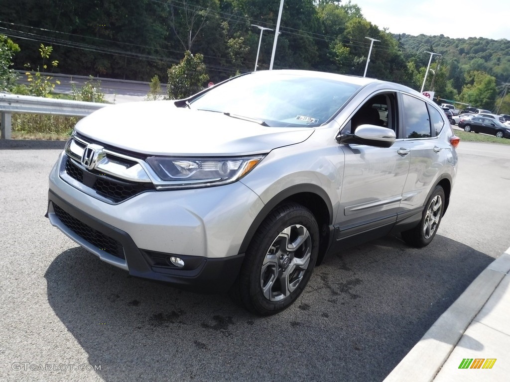 2018 CR-V EX AWD - Lunar Silver Metallic / Black photo #5