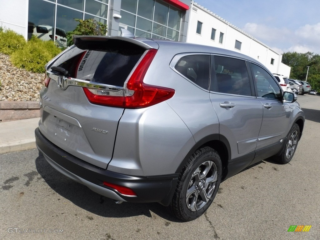 2018 CR-V EX AWD - Lunar Silver Metallic / Black photo #9