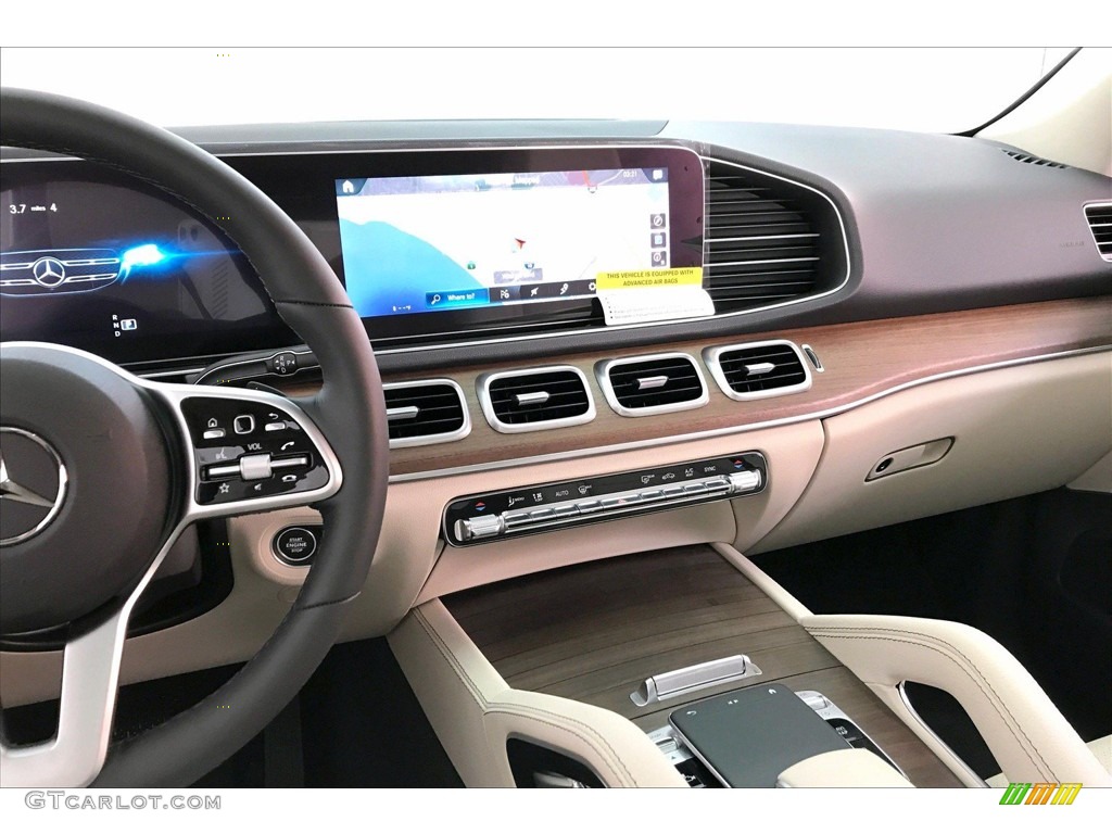2020 Mercedes-Benz GLE 450 4Matic Macchiato Beige/Magma Grey Dashboard Photo #135230619