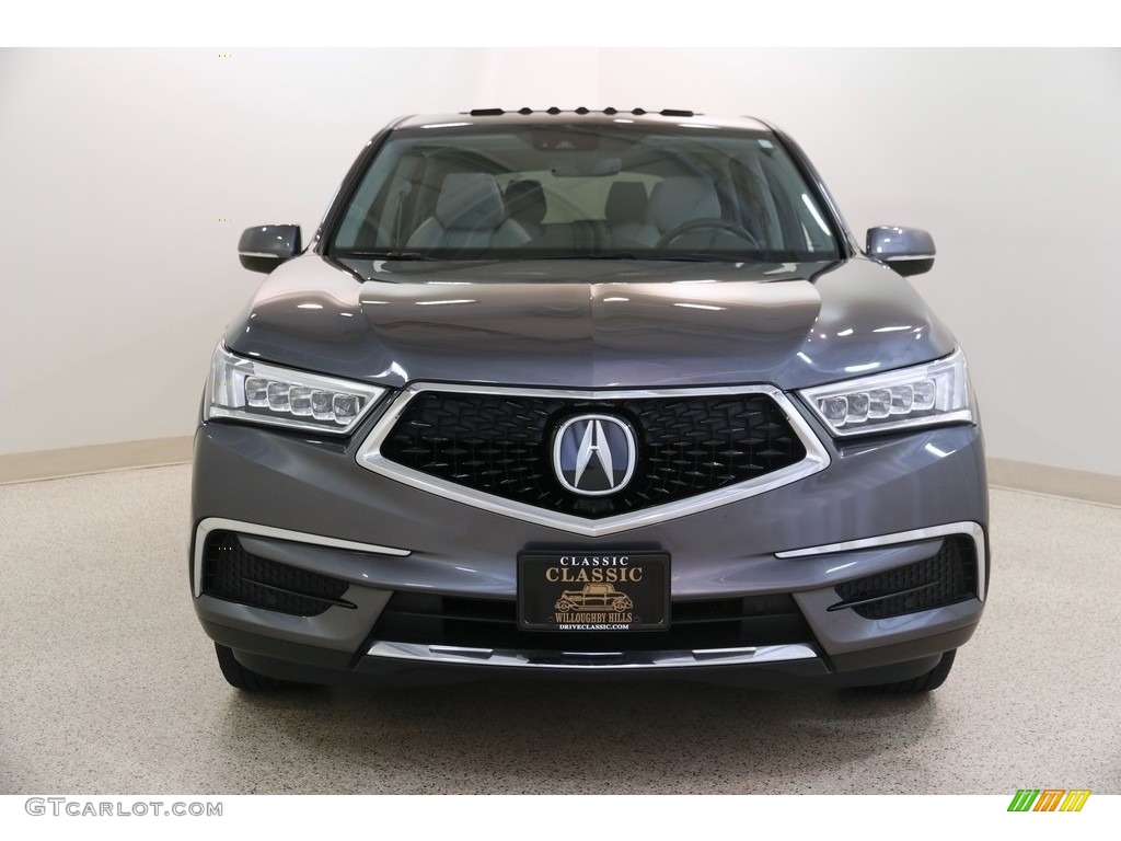 2017 MDX Technology SH-AWD - Modern Steel Metallic / Graystone photo #2