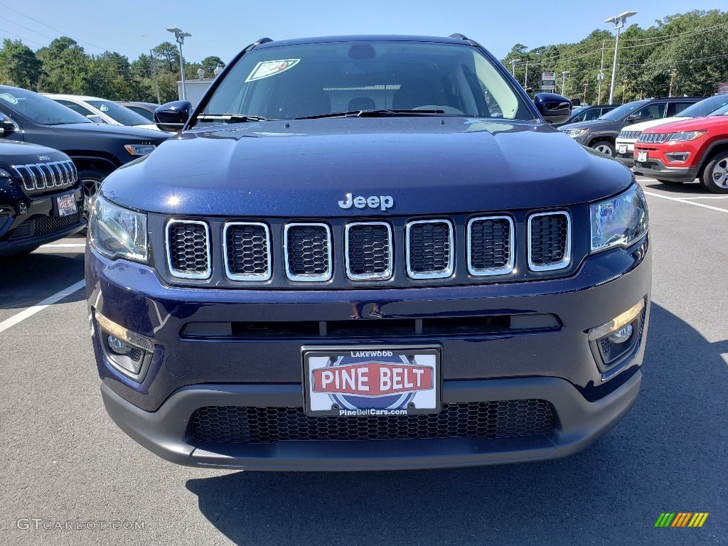 2020 Compass Latitude 4x4 - Jazz Blue Pearl / Black photo #2