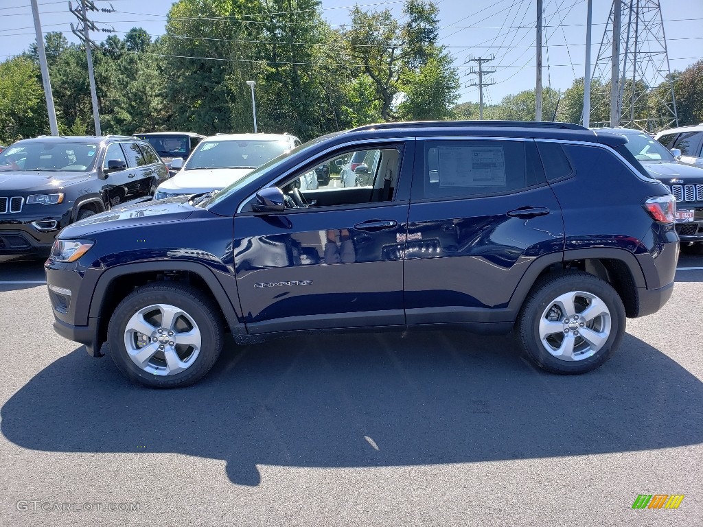 2020 Compass Latitude 4x4 - Jazz Blue Pearl / Black photo #3