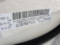 PW2: Luxury White Pearl 2020 Chrysler Pacifica Touring L Color Code