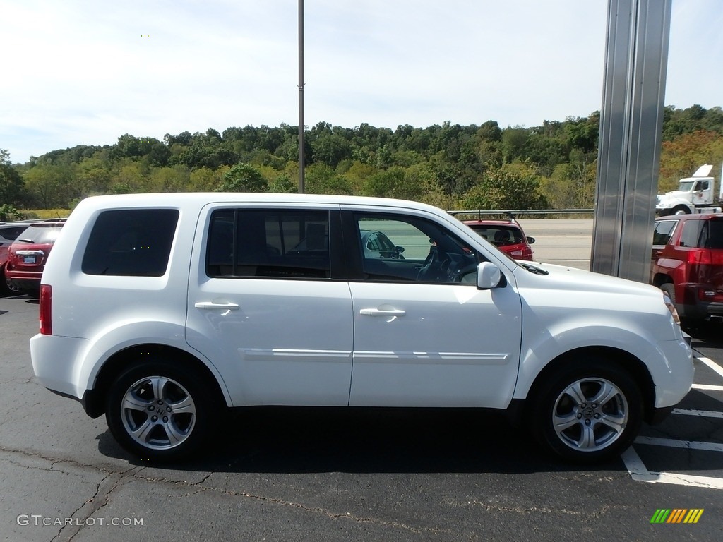 2013 Pilot EX-L 4WD - Taffeta White / Gray photo #5