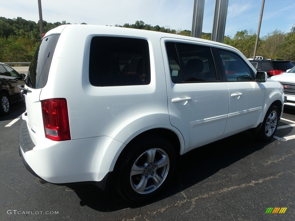 2013 Pilot EX-L 4WD - Taffeta White / Gray photo #8