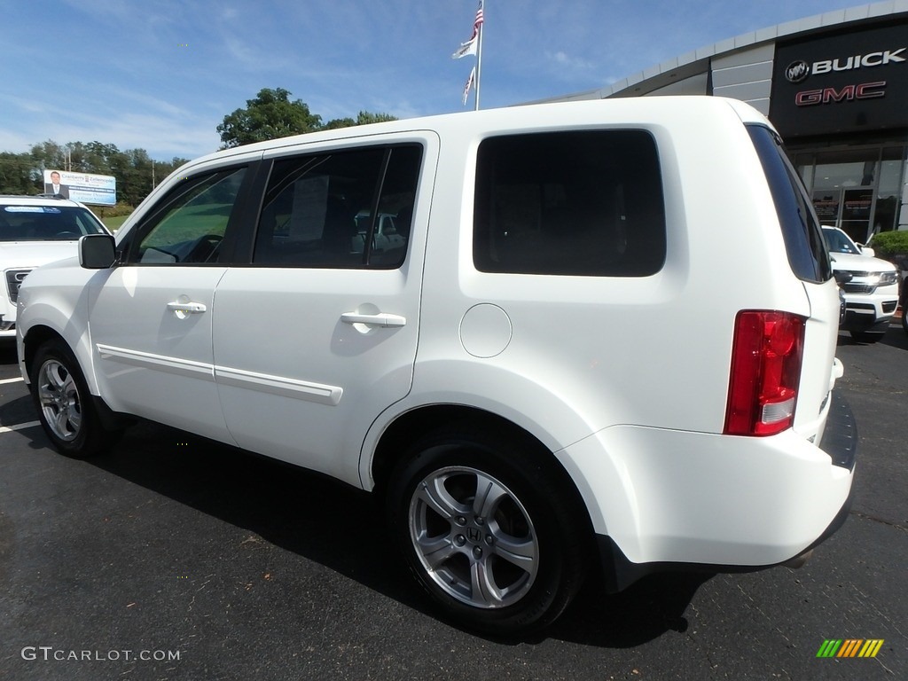 2013 Pilot EX-L 4WD - Taffeta White / Gray photo #12
