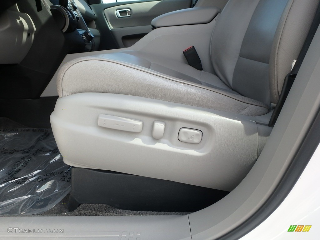 2013 Pilot EX-L 4WD - Taffeta White / Gray photo #16