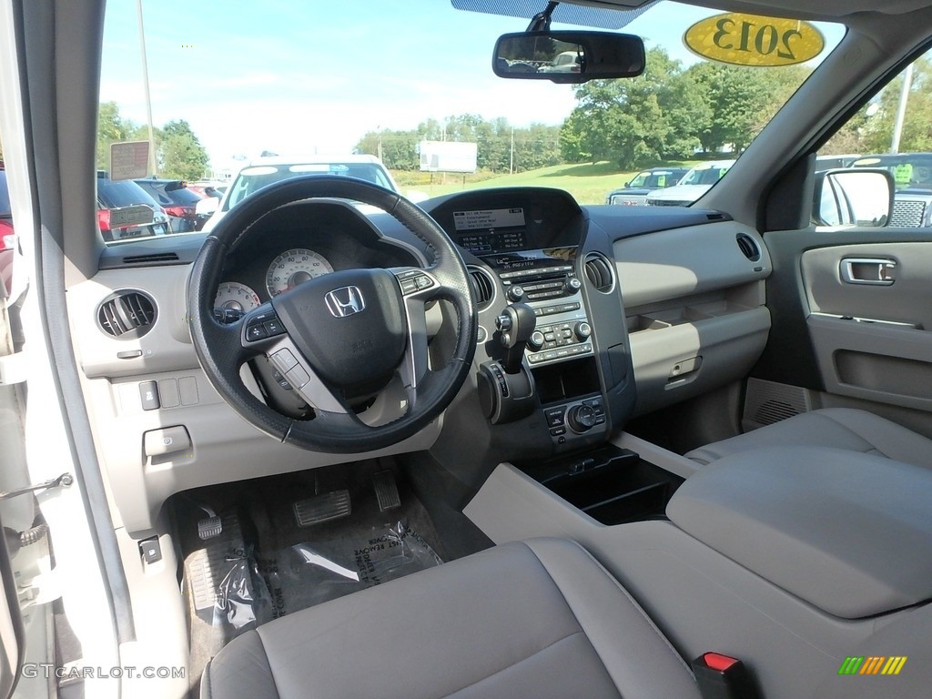 2013 Pilot EX-L 4WD - Taffeta White / Gray photo #20