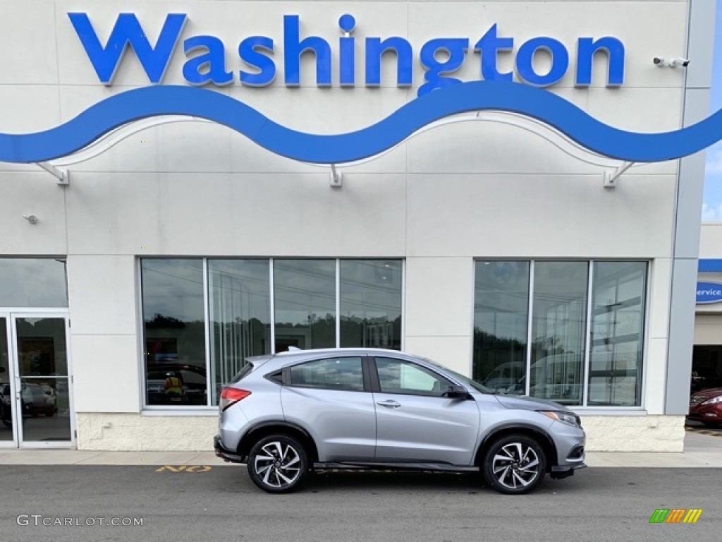 2019 HR-V Sport AWD - Lunar Silver Metallic / Black photo #1