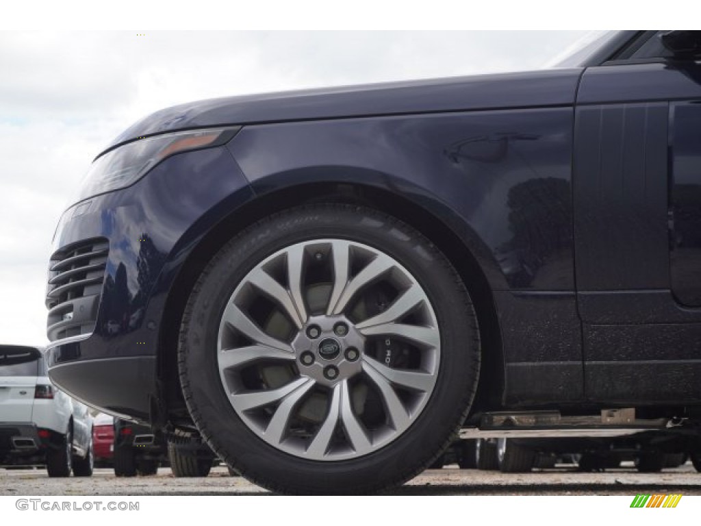 2020 Range Rover HSE - Portofino Blue Metallic / Ivory/Espresso photo #8