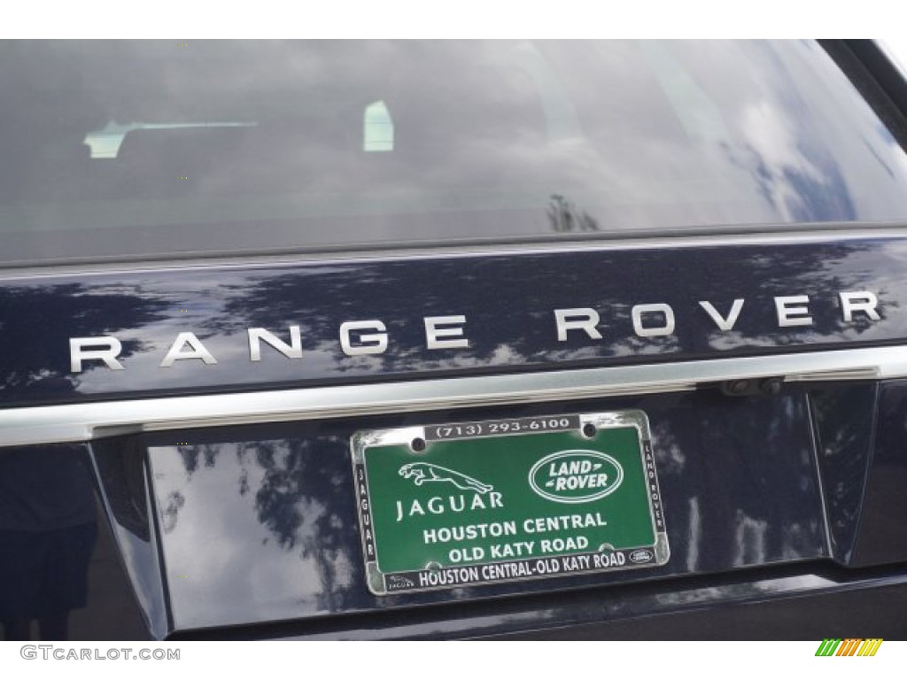 2020 Range Rover HSE - Portofino Blue Metallic / Ivory/Espresso photo #13