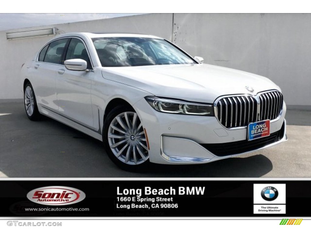 2020 7 Series 740i Sedan - Alpine White / Black photo #1