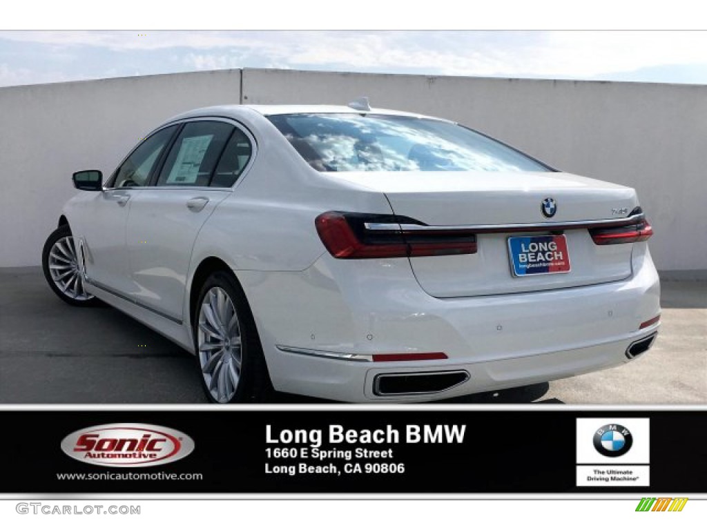 2020 7 Series 740i Sedan - Alpine White / Black photo #2