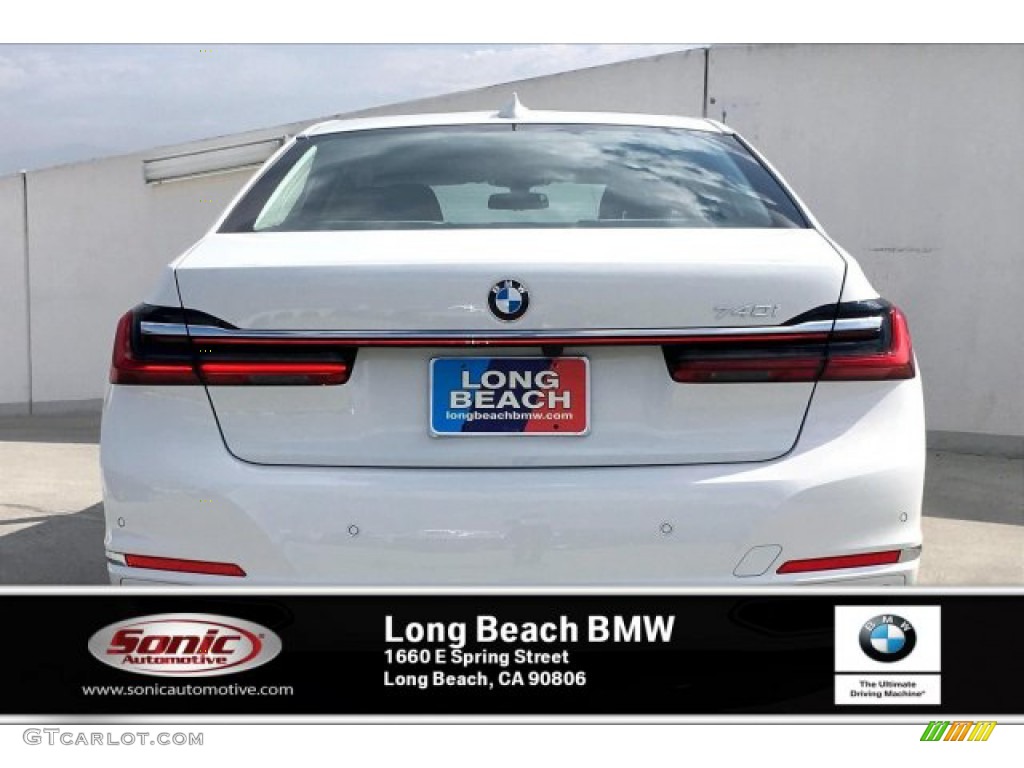 2020 7 Series 740i Sedan - Alpine White / Black photo #3