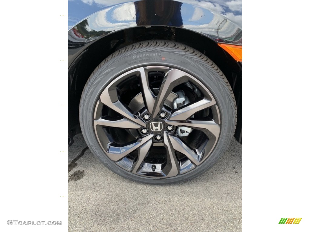 2019 Civic Sport Hatchback - Crystal Black Pearl / Black photo #29