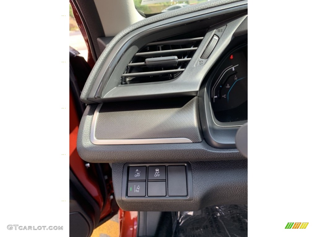 2019 Civic LX Sedan - Rallye Red / Black photo #11