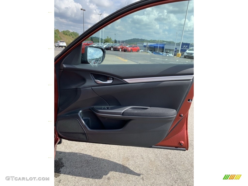 2019 Civic LX Sedan - Rallye Red / Black photo #24