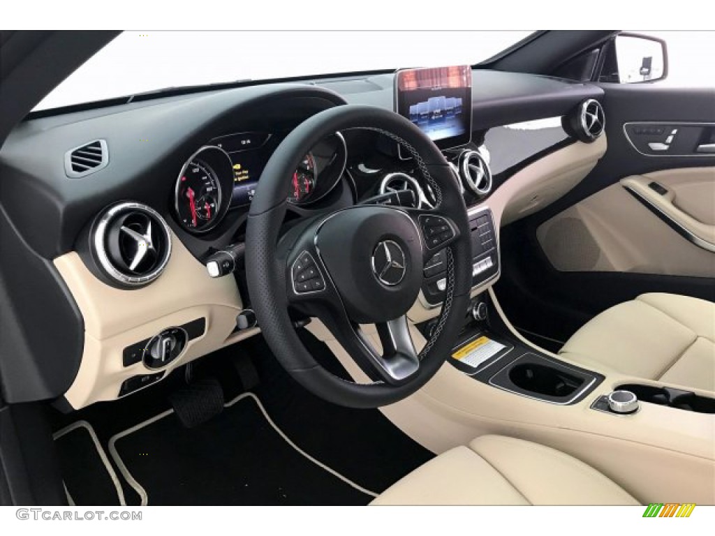 Sahara Beige Interior 2019 Mercedes-Benz CLA 250 4Matic Coupe Photo #135238512