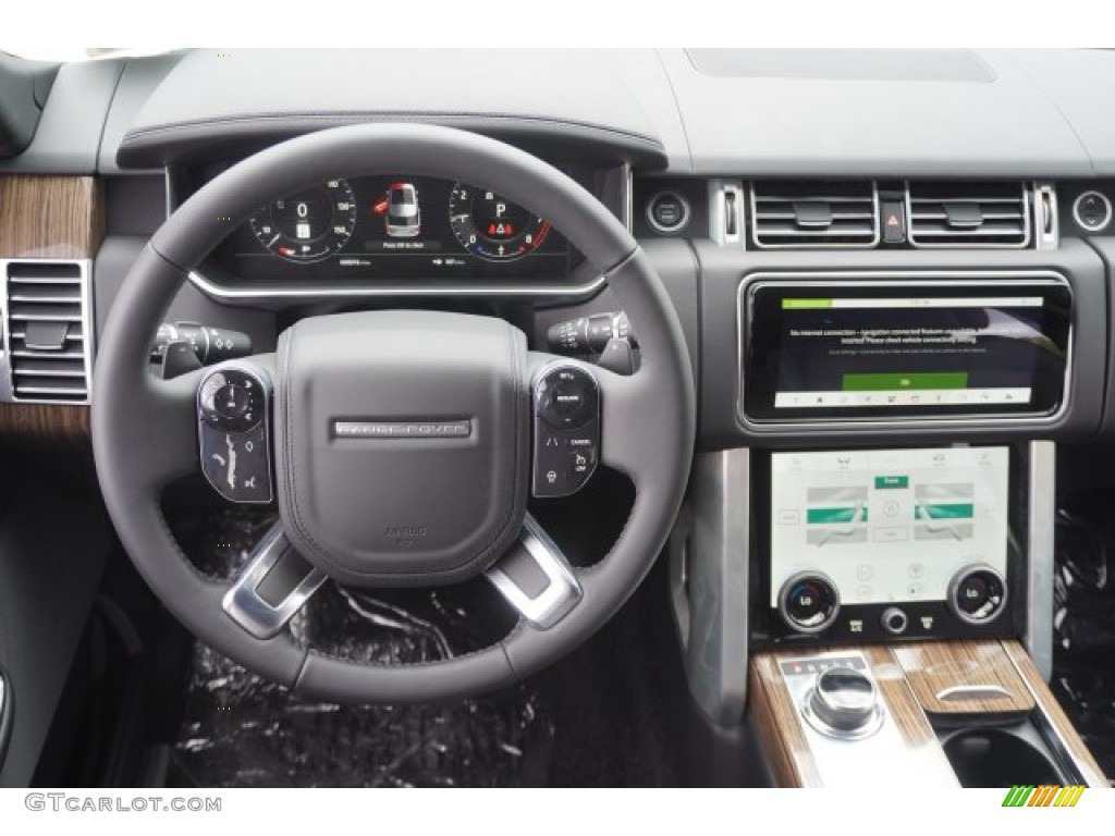 2020 Land Rover Range Rover HSE Ebony Steering Wheel Photo #135238627