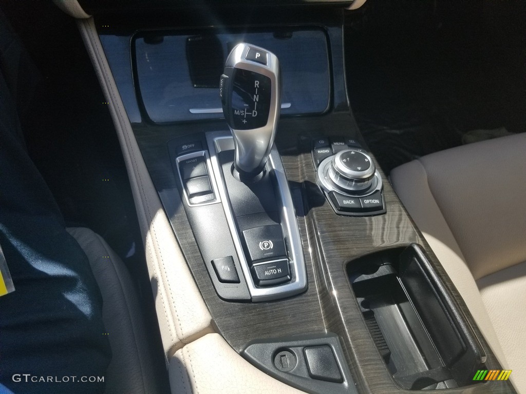 2012 5 Series 528i Sedan - Carbon Black Metallic / Oyster/Black photo #8