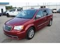 Deep Cherry Red Crystal Pearl 2013 Chrysler Town & Country Touring - L