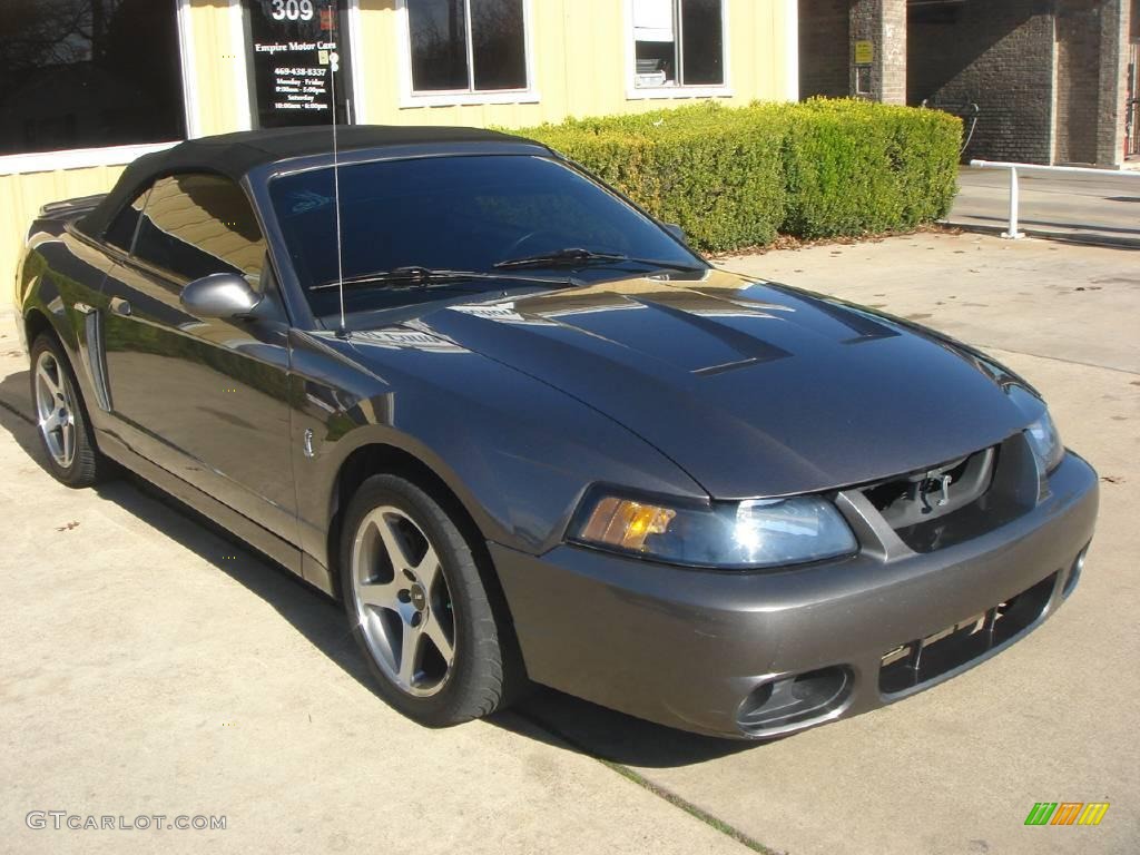 2003 Mustang Cobra Convertible - Dark Shadow Grey Metallic / Dark Charcoal photo #3