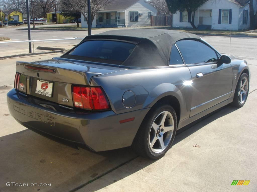 2003 Mustang Cobra Convertible - Dark Shadow Grey Metallic / Dark Charcoal photo #4