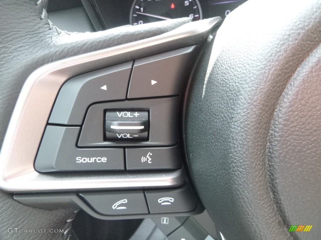 2020 Subaru Legacy 2.5i Premium Slate Black Steering Wheel Photo #135240186