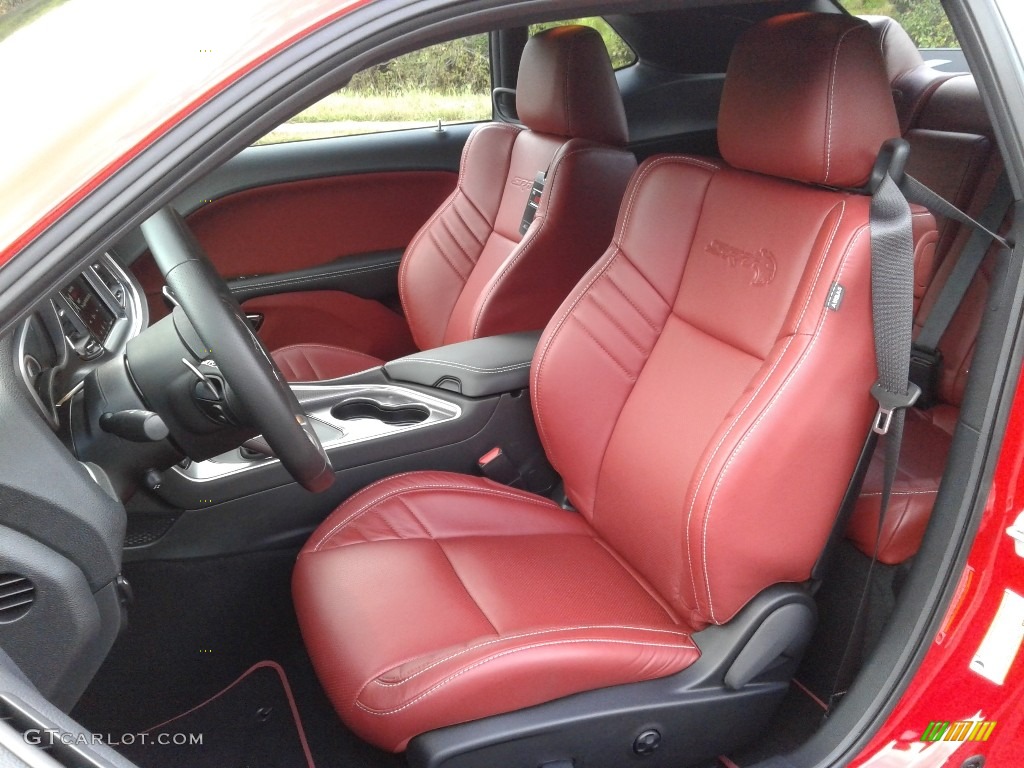 Demonic Red/Black Interior 2019 Dodge Challenger SRT Hellcat Redeye Widebody Photo #135240210