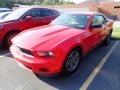 2011 Race Red Ford Mustang V6 Premium Convertible  photo #1