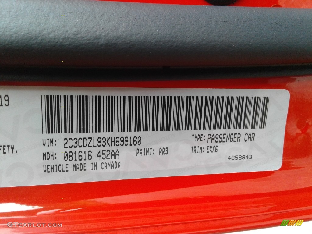 2019 Challenger Color Code PR3 for Torred Photo #135240579