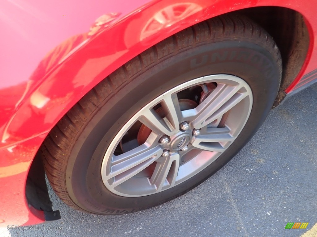 2011 Mustang V6 Premium Convertible - Race Red / Stone photo #5