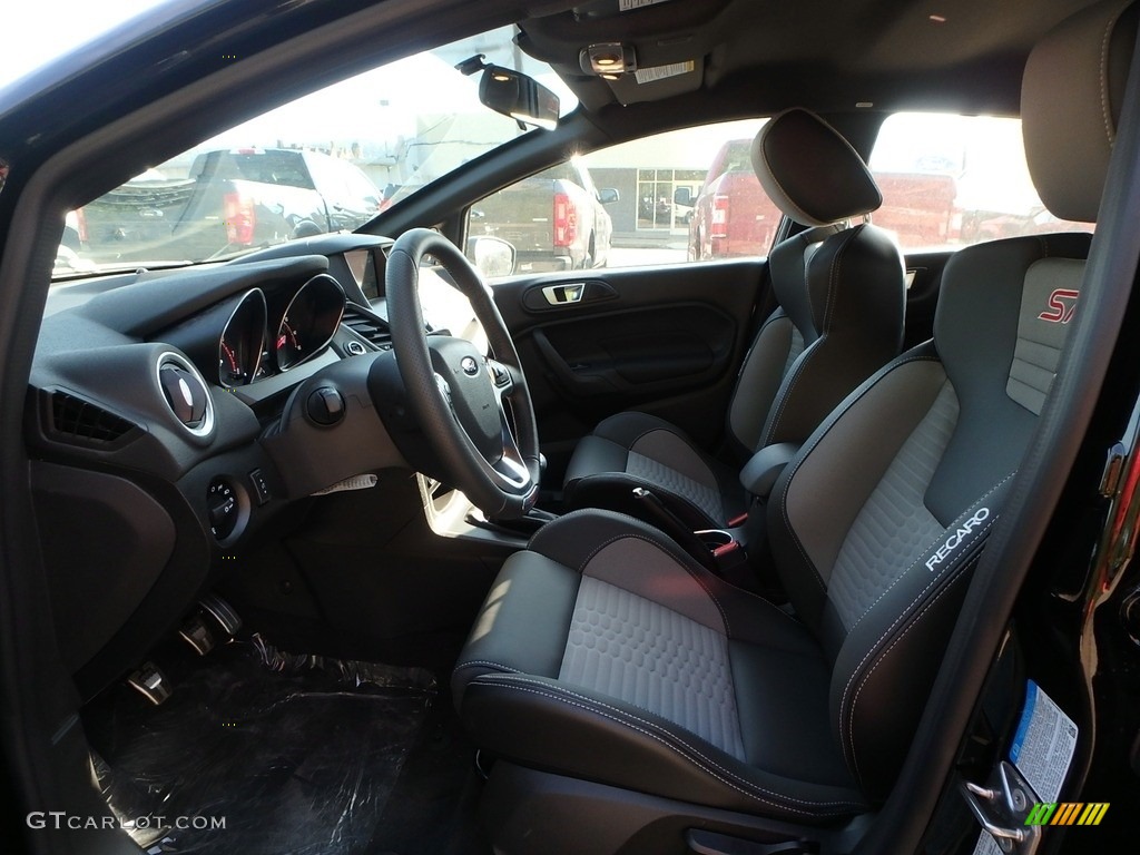 Smoke Storm/Charcoal Recaro Interior 2019 Ford Fiesta ST Hatchback Photo #135240837