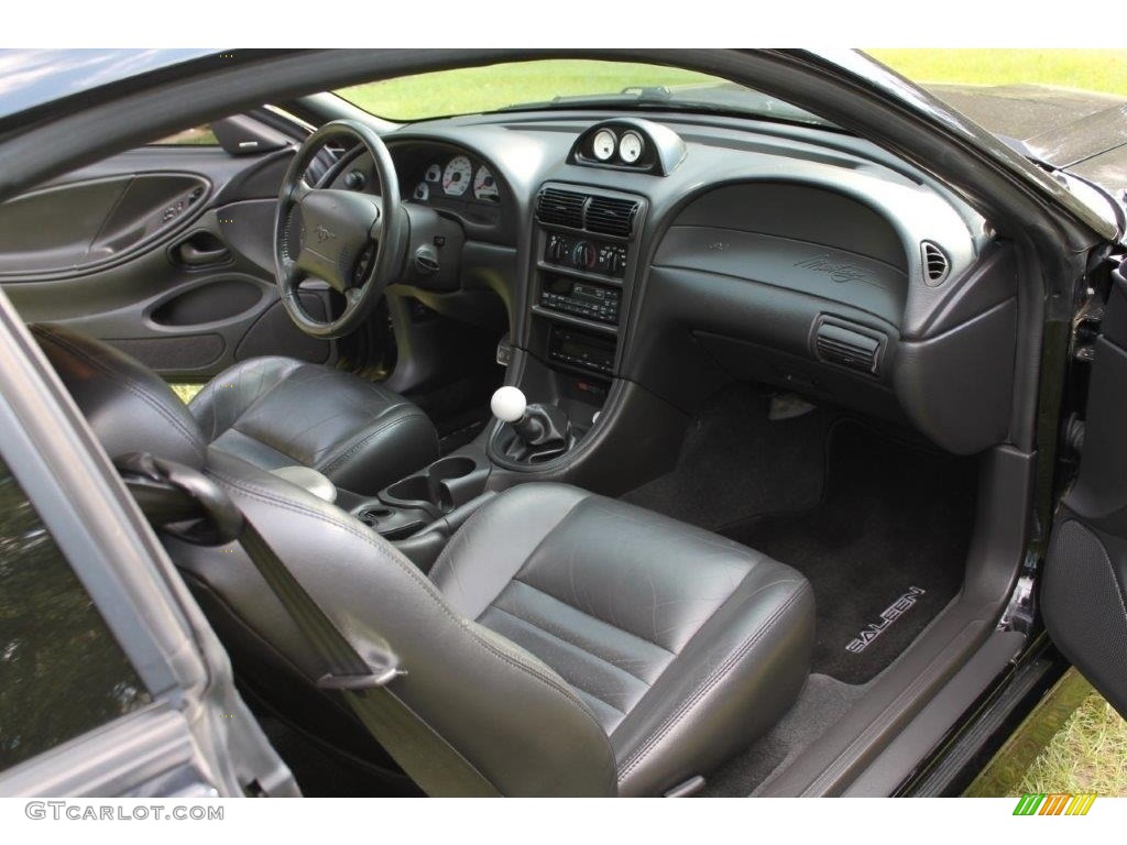 2000 Mustang Saleen S281 Coupe - Black / Dark Charcoal photo #3