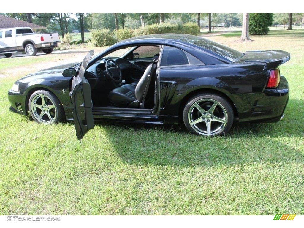 2000 Mustang Saleen S281 Coupe - Black / Dark Charcoal photo #10