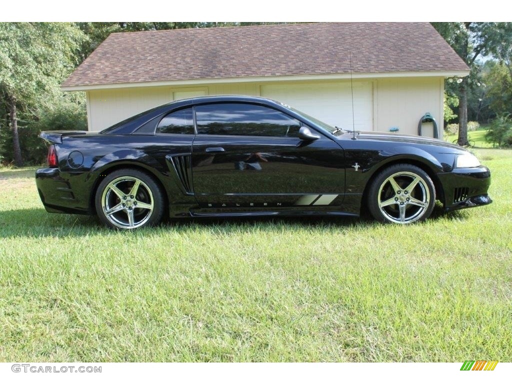 2000 Mustang Saleen S281 Coupe - Black / Dark Charcoal photo #12
