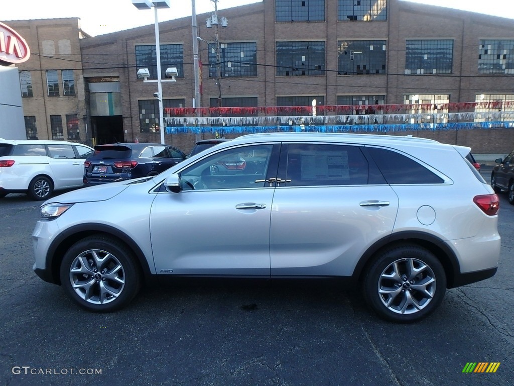 Sparkling Silver 2019 Kia Sorento EX V6 AWD Exterior Photo #135241569